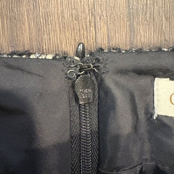 Coldwater Creek VTG Womens Tweed Shimmery Pencil Skirt P12 Academia Preppy Goth - Picture 5 of 9